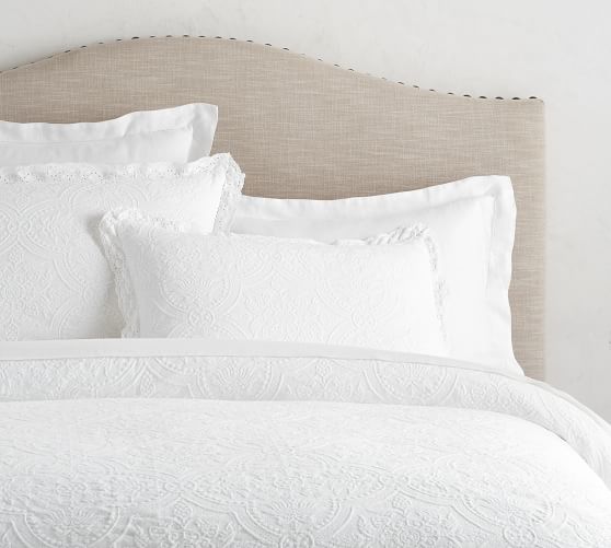 Pottery Barn NOELLE MATELASSE DUVET COVER & SHAM pottery barn premier sale