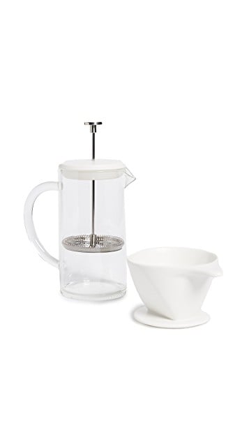 Pour Over Coffee Press White shopbop designer sale on sale