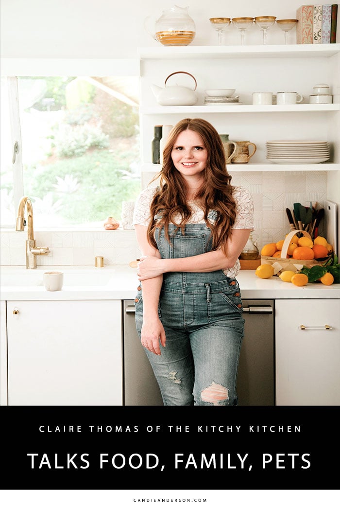 The Kitchy Kitchen, Claire Thomas joined journalist and blogger, Candie Anderson to talk food, family and pets! She dished on how to be more creative in the kitchen when cooking for your family, especially your cat!