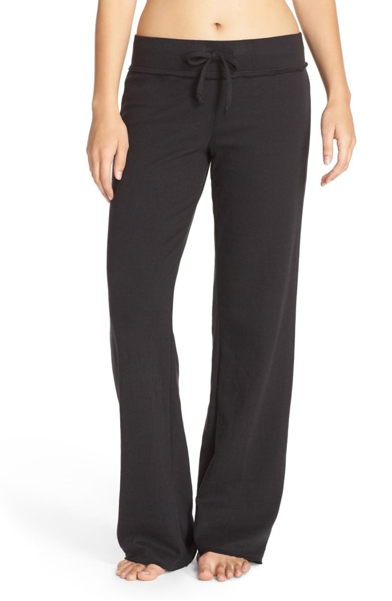 Nordstrom Lingerie 'Lazy Mornings' Lounge Pants Black nordstrom anniversary sale