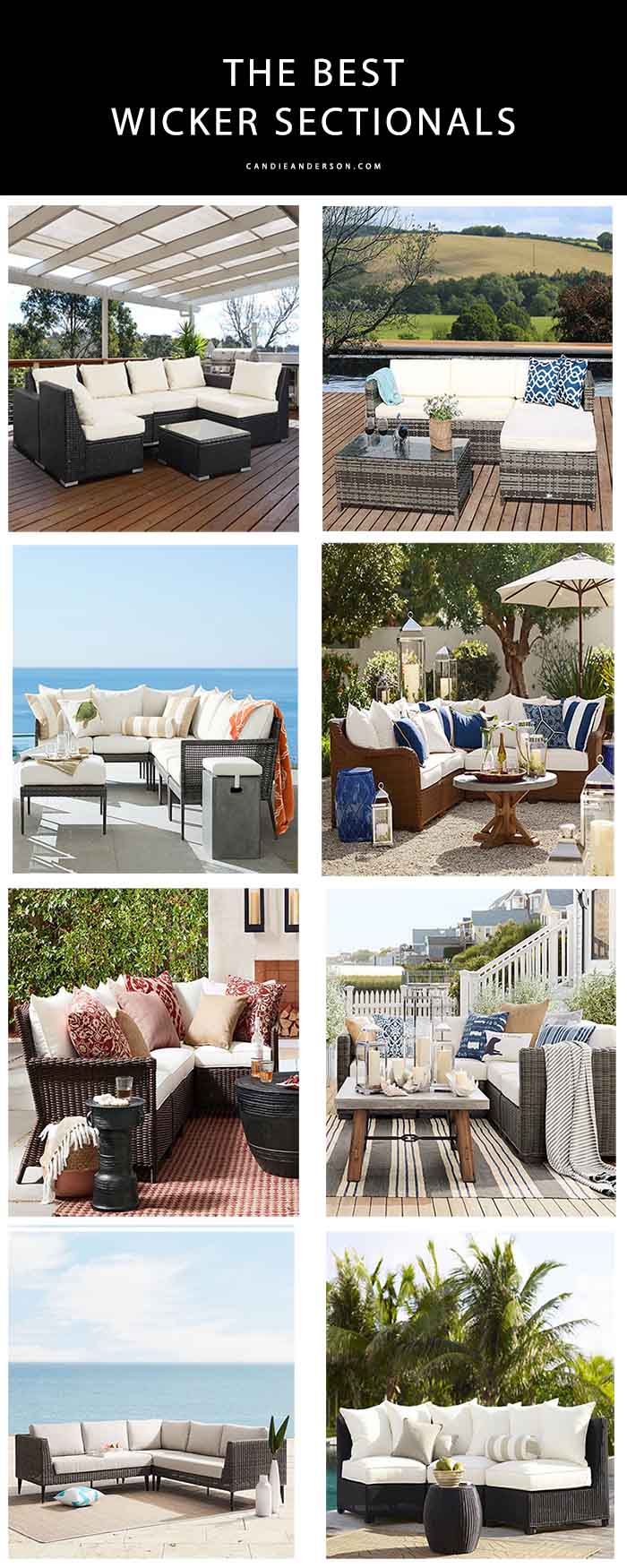 20 Best Wicker Sectionals For Relaxing and Entertaining! Candie Anderson