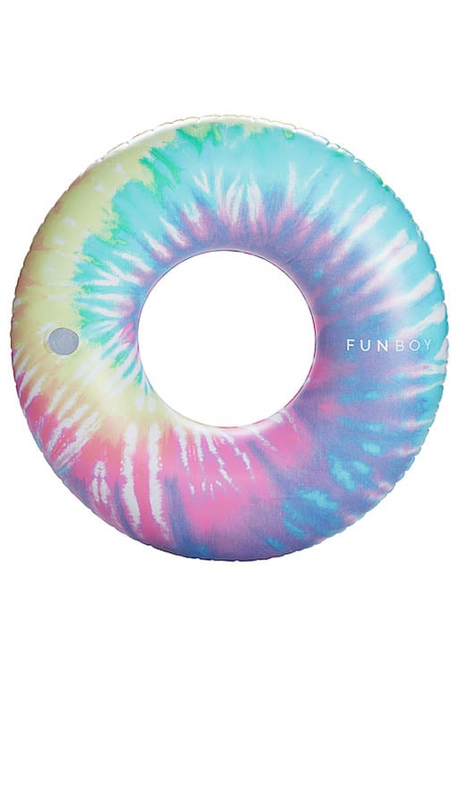 Funboy Tie Dye Tube Float pink yellow blue purple turquoise pool floats