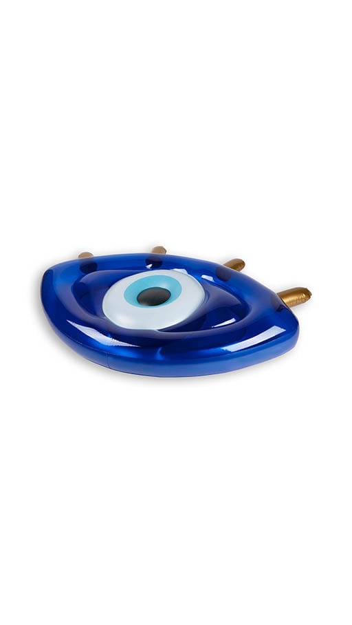 SunnyLife Evil Eye Luxe Lie On Float Blue pool floats