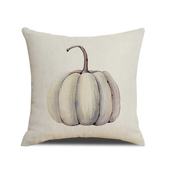 RUOAR Spring Sale Autumn Decorations Pumpkin Pillow Covers Fall Decor Cotton Linen Thanksgiving Throw Pillow Covers Cushion Cover 18 X 18 White fall throw pillows