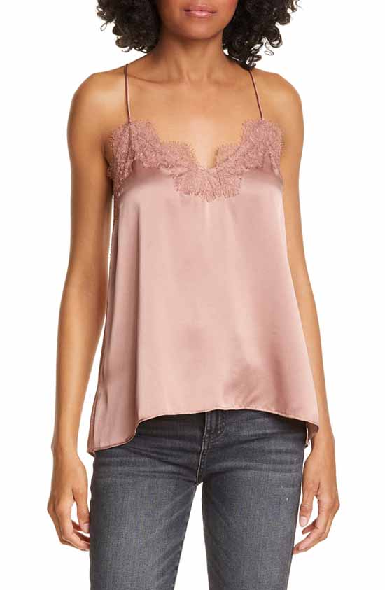 CAMI NYC The Racer Snake Print Silk Camisole Sienna fall camisoles