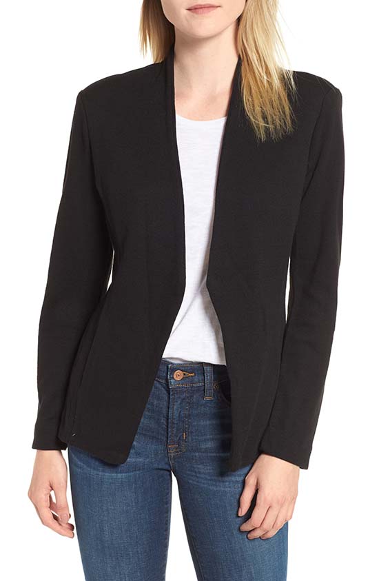 NIC+ZOE Sleek Jacket Black Onyx blazers fall 2019