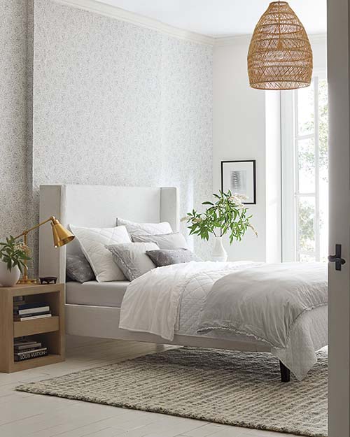 Serena and Lily Oyster Bay Duvet Cover Fog Gray bedding grey