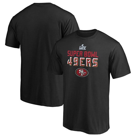 NFL Pro Line by Fanatics Branded San Francisco 49ers Black Super Bowl LIV Bound Safety Blitz T-Shirt