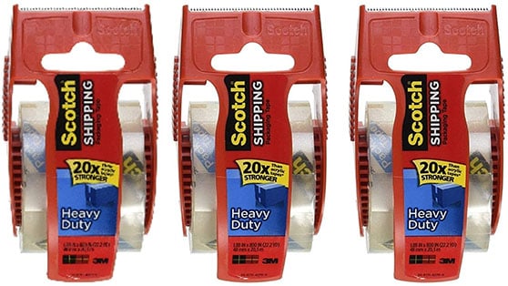 Scotch Heavy Duty Shipping Tape Amazon Home Office
