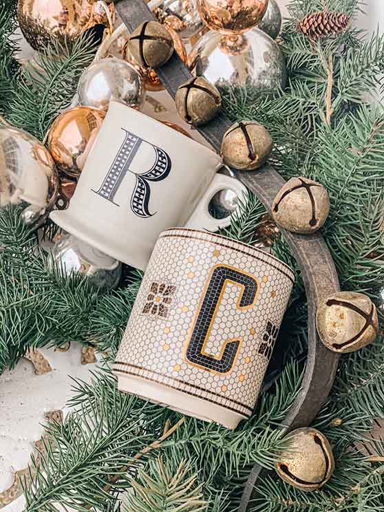 Lifestyle expert, journalist and interior design blogger Candie Anderson shares her top holiday gift ideas for women! Initial mugs make a great gift and they are part of the Anthropologie Black Friday Sale happening now.