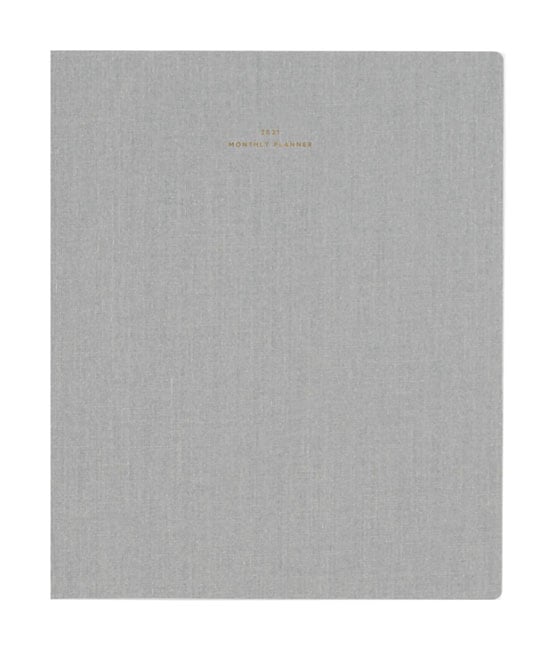 Appointed 2021 Monthly Planner Dove Gray 2021 planners agendas