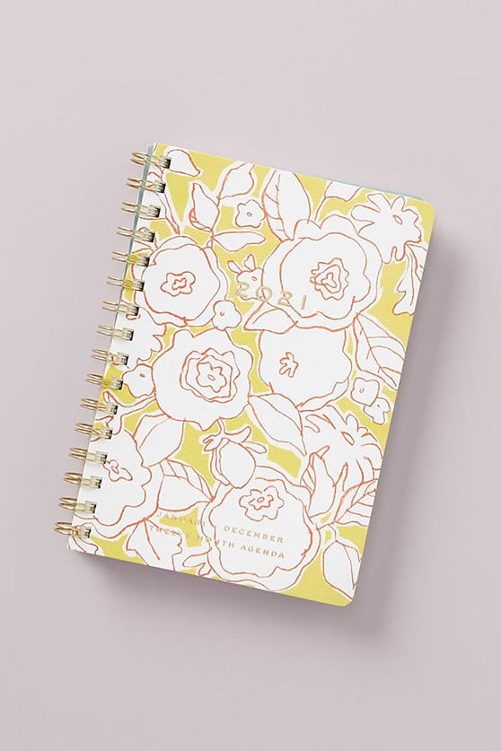 Goldie Floral 2021 Planner Maize 2021 planners agendas