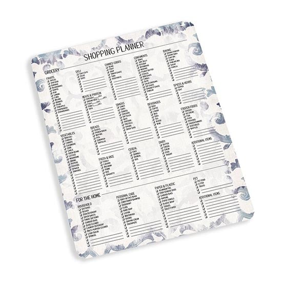 Patina Vie Shopping Planner 2021 planners agendas