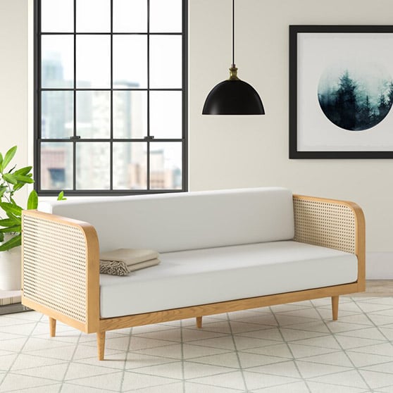 AllModern Cane Daybed Natural Beige daybeds