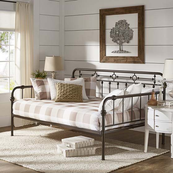 Laurel Foundry Modern Farmhouse Larry Daybed daybeds traditional iron