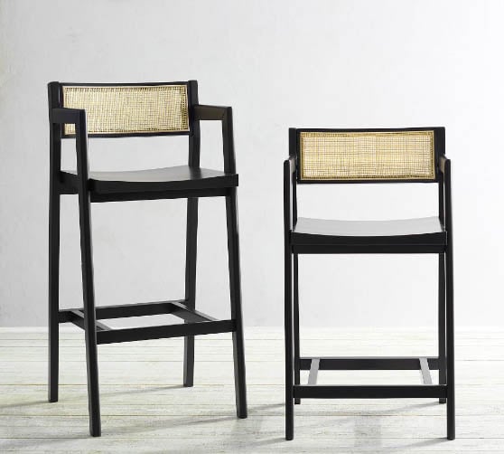 Pottery Barn Lakeport Bar & Counter Stools modern counter stools
