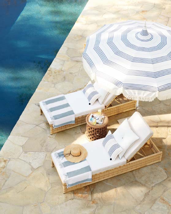 Serena and Lily Pacifica Chaise - Light Dune outdoor chaise lounge chairs