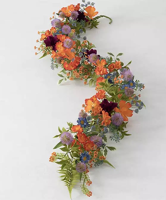 Spring Dahlia Mix Garland spring garlands