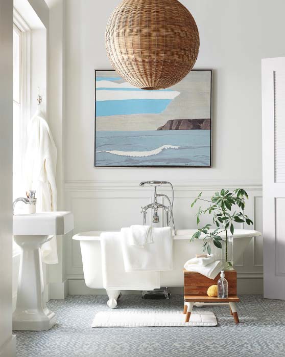 Serena and Lily Santa Barbara Round Pendant rattan serena and lily lighting sale pendants