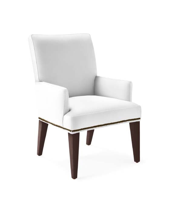 Serena and Lily Ross Armchair with Nailheads serena and lily dining chairs sale