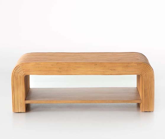 Crate&Barrel Frannie Coffee Table rattan coffee tables