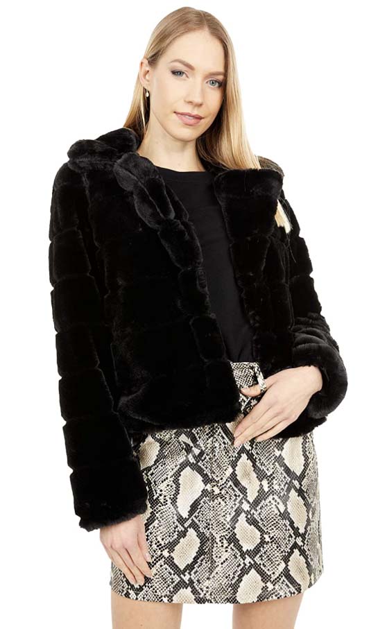 BlankNYC faux fur coat best crop quilted faux fur jackets