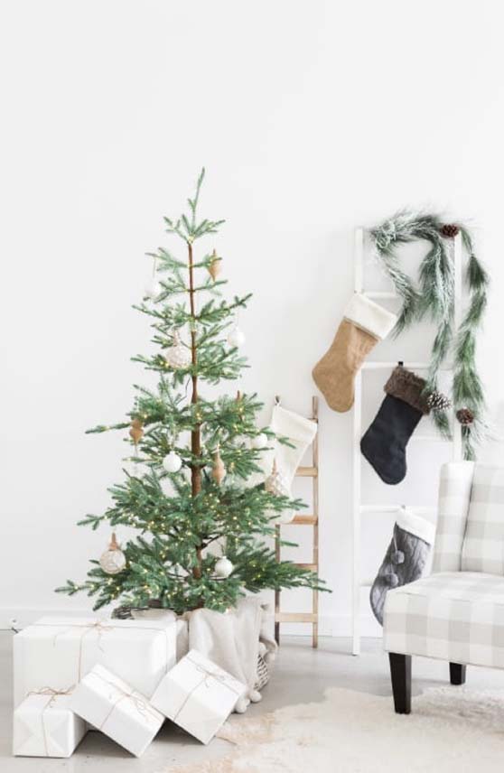 Balsam Hill Alpine Balsam Fir 7.5-Foot Pre-Lit Artificial Tree best sparse christmas trees