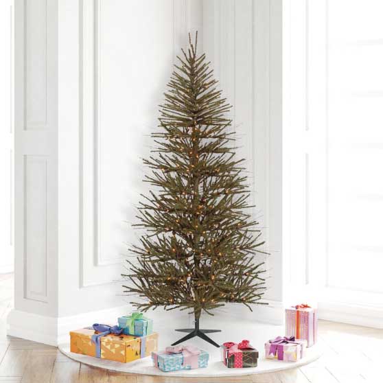 The Holiday Aisle Vienna Twig 6' Artificial Christmas Tree with 250 Clear Lights with Stand best sparse christmas trees