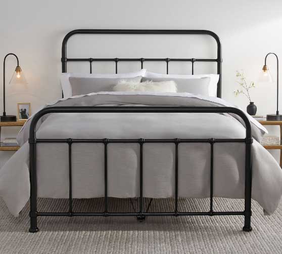 Pottery Barn Primus Metal Bed best iron beds
