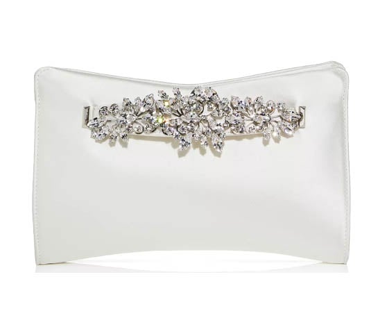 Jimmy Choo Venus Small Embellished Clutch Latte best embellished handbags