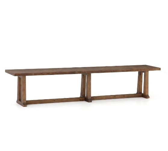 Pottery Barn Jade Reclaimed Wood Dining Bench best dining benches