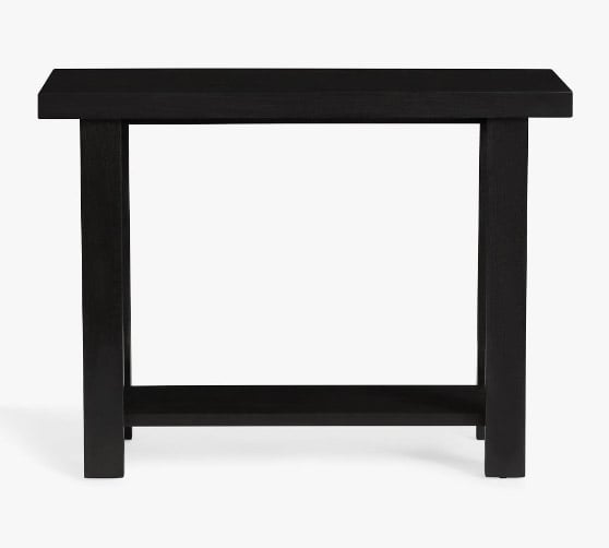 Pottery Barn Reed 40 Console Table Black console tables