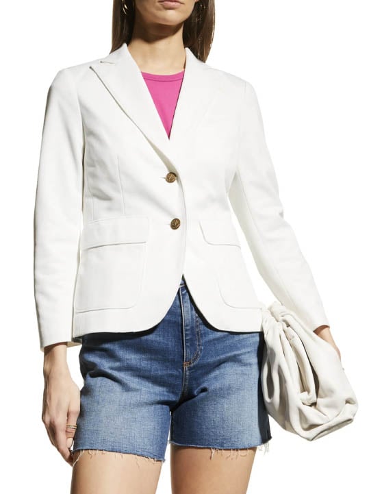 RAG & BONE Nancy Knit Blazer White blazers