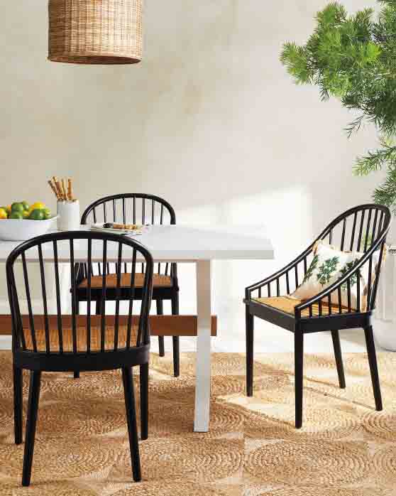 Serena and Lily Millbrook Dining Chair Ebony best windsor dining chairs