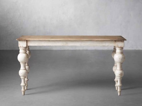 Arhaus Francis Console Table Natural White console tables