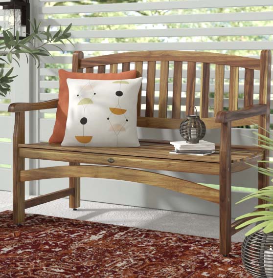 EcoDecors Teak Garden Bench best outdoor teak benches