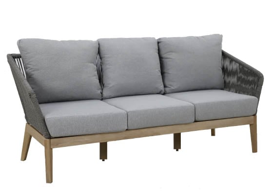 Joss & Main Mona 72'' Wide Outdoor Patio Sofa with Cushions Grey best outdoor rope sofas