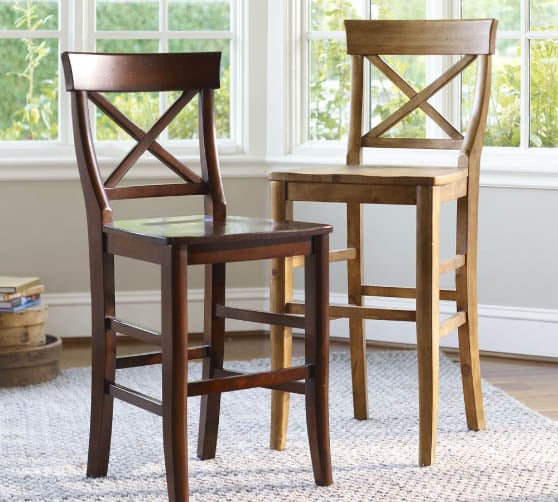 Pottery Barn Aaron Counter Stool best rustic counter stools