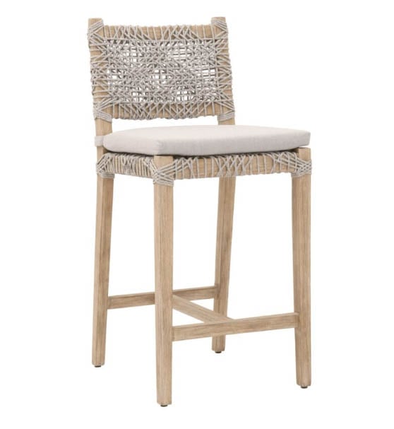 Danielle Performance Counter Stool, Taupe:Pumice best rope counter stools gray