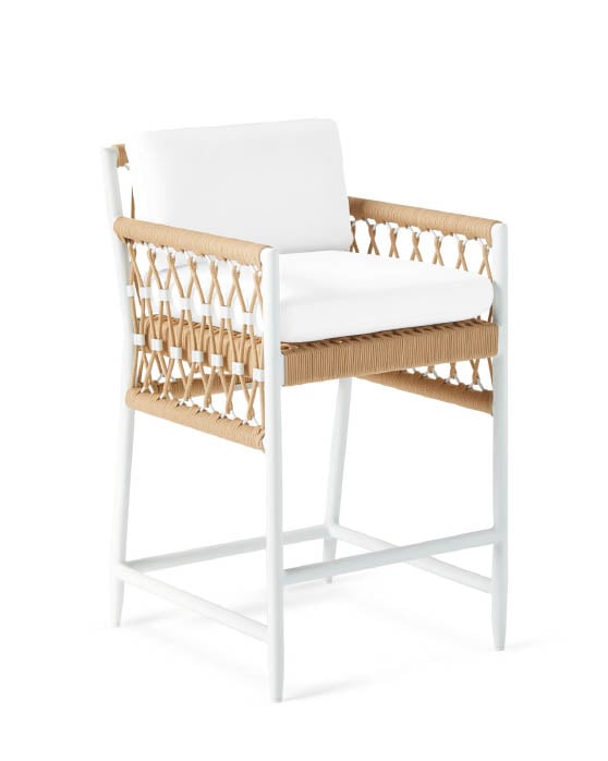 Serena and Lily Salt Creek Counter Stool best rope counter stools coastal