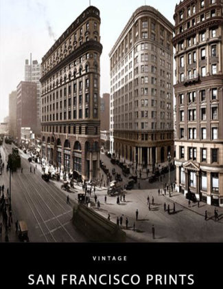 Candie Anderson shares Vintage San Francisco Prints. This photo was taken on Market and Post Streets