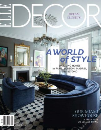 Images of the French apartment owned by Parisian rug designer Sabine de Gunzburg as seen in Elle Decor's April 2012 issue.