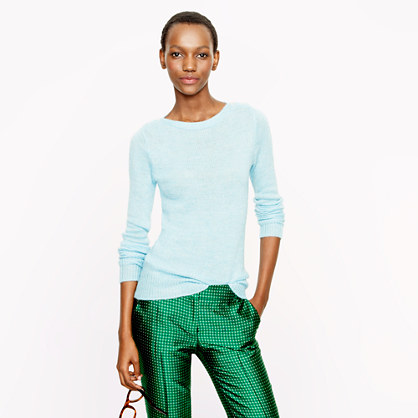 J.Crew Buttoned boatneck sweater