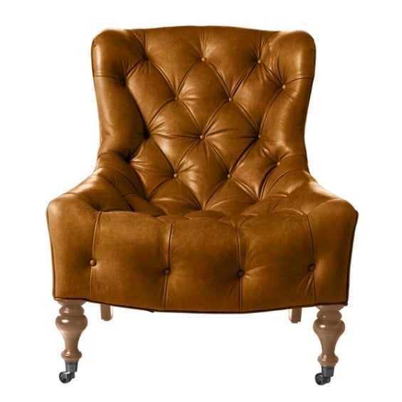 Bruno Leather Chair (in various colors). Serena & Lily