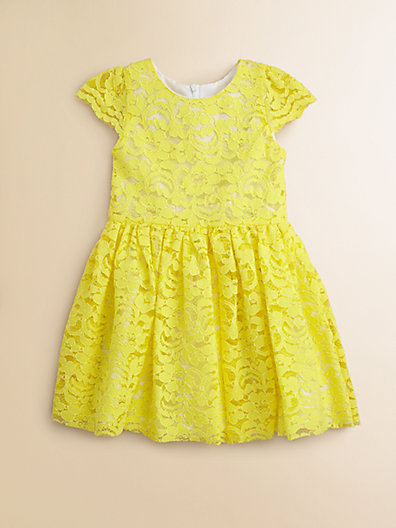 Halabaloo Toddler's (and Little Girl's) Lace Dress. Saks Fifth Avenue Easter 
