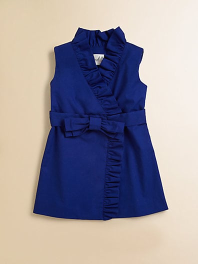 Milly Mini Toddler's & (Little Girl's) Ruffled Wrap Dress in Cobalt Blue Dress Easter 