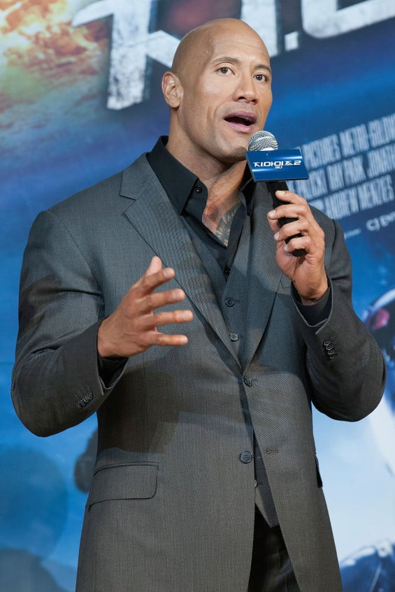  SEOUL, SOUTH KOREA - MARCH 11: Actor Dwayne Johnson attends during the 'G.I. Joe - Retaliation' Seoul World Premiere at Times Square on March 11, 2013 in Seoul, South Korea. (Photo by Han Myung-Gu/Getty Images for Paramount Pictures)