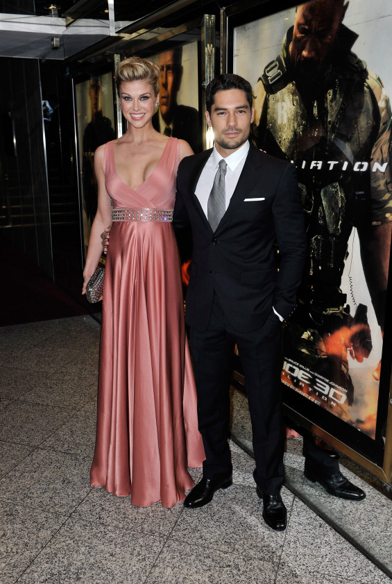  LONDON, ENGLAND - MARCH 18: (L-R) Adrianne Palicki and D.J. Cotrona attend the UK premiere of 'G.I. Joe: Retaliation' at The Empire Leicester Square on March 18, 2013 in London, England. (Photo by Gareth Cattermole/Getty Images) 