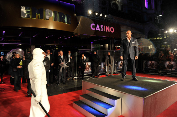  LONDON, ENGLAND - MARCH 18: Dwayne Johnson attends the UK premiere of 'G.I. Joe: Retaliation' at The Empire Leicester Square on March 18, 2013 in London, England. (Photo by Gareth Cattermole/Getty Images) 
