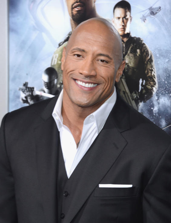 HOLLYWOOD, CA - MARCH 28: Dwayne "The Rock" Johnson arrives at the Premiere of Paramount Pictures' "G.I. Joe: Retaliation" at TCL Chinese Theatre on March 28, 2013 in Hollywood, California. (Photo by Jason Kempin/Getty Images)